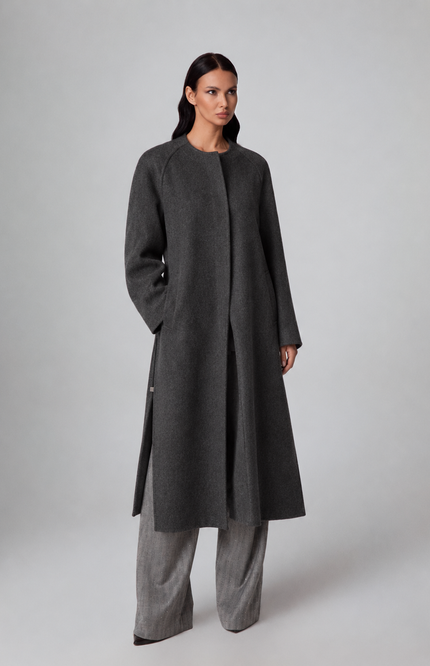 COAT SCARF SLITS