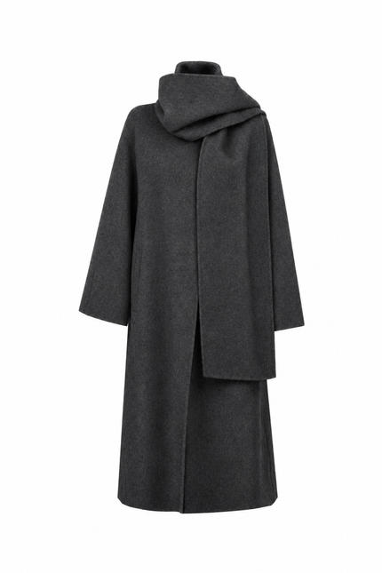 COAT SCARF SLITS