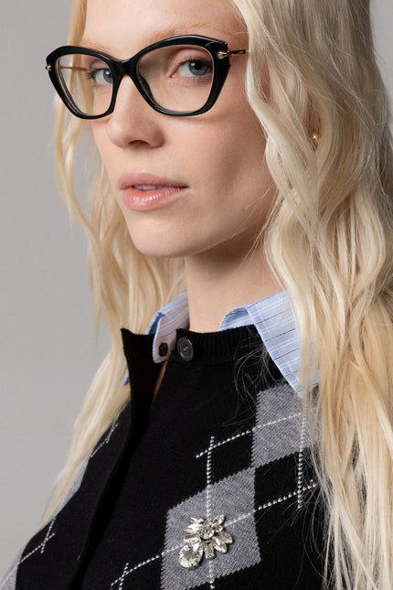 CARDIGAN IN LANA CON ROMBI GIOELLO LATO CUORE