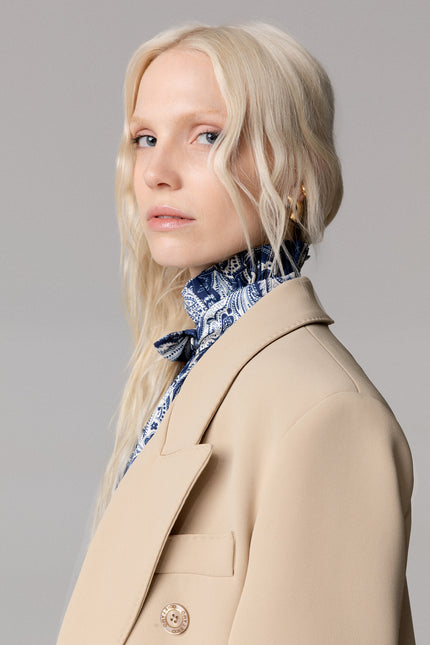 BLAZER LAURENT DOPPIOPETTO CON REVERS A LANCIA