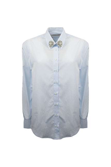Camicia Autunno / Inverno 2027 AEOD0079 con maniche lunghe e polsini con bottoni per donna