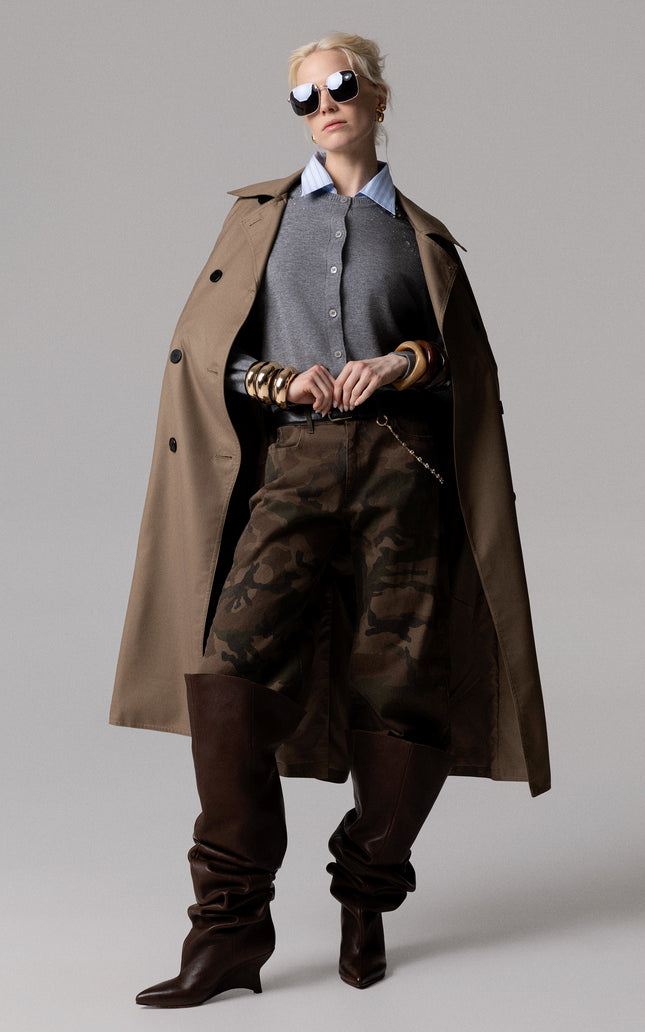 Cardigan con cristalli lucidi da donna