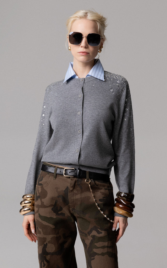 Cardigan da donna per layering invernale caldo
