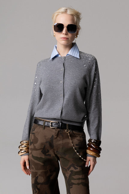 Cardigan da donna per layering invernale caldo