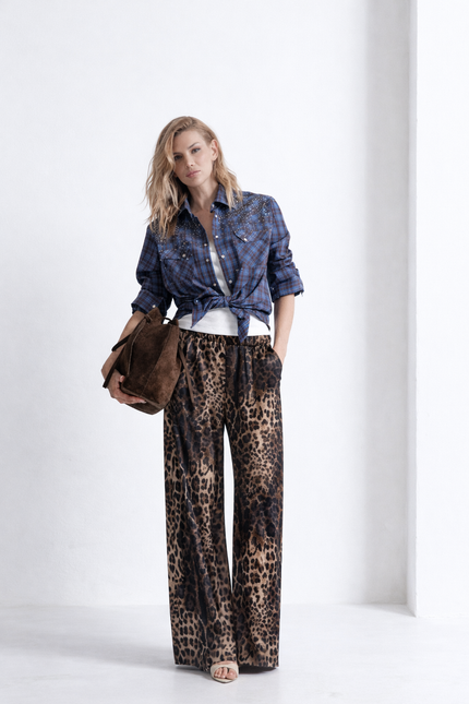 ICONIC BLAIR WIDE LEG PANTS WITH POCKETS