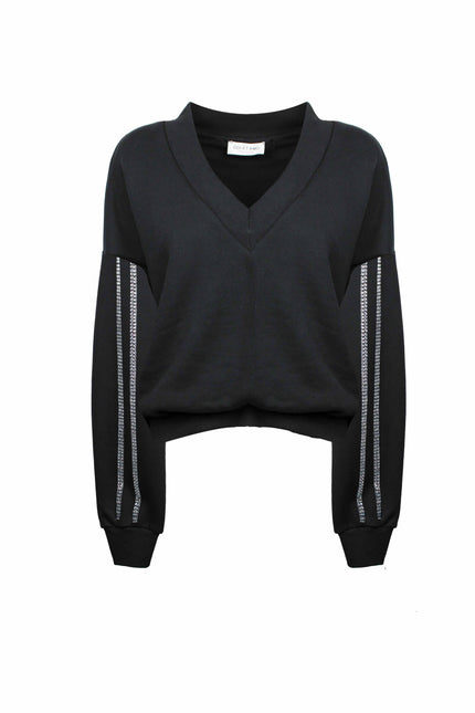 Felpa taglio corto crop da donna in vendita online