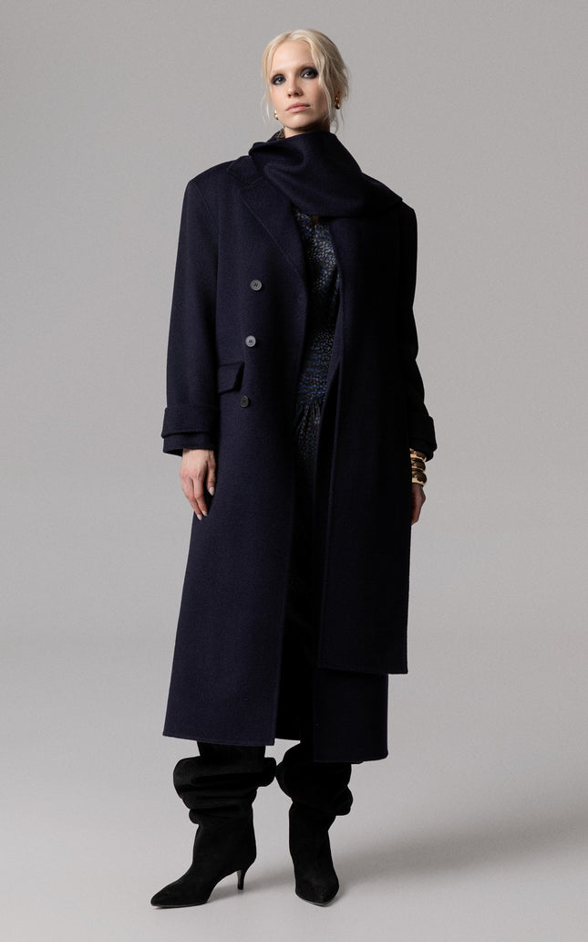 ALT Text: CAMMELLO CAPPOTTO OVERSIZE 100% LANA CON SCIARPA REMOVIBILE for women
