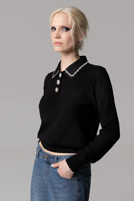 Alt Text: Fall / Winter 2027 DENIM CLARISSA STRAIGHT BANDA LATERALE AEOD0072 with Dettagli strappi vintage for women