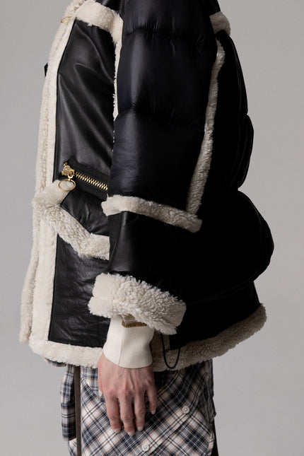 ALT Text: MONTONE VERA PELLE FIT OVERSIZE for Sale