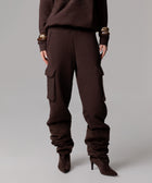 PANTALONI CARGO 100% COTONE CON STRASS MOTIVO TIGRE