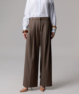 PANTALONE SARTORIALE CON PINCES CRISTALLI