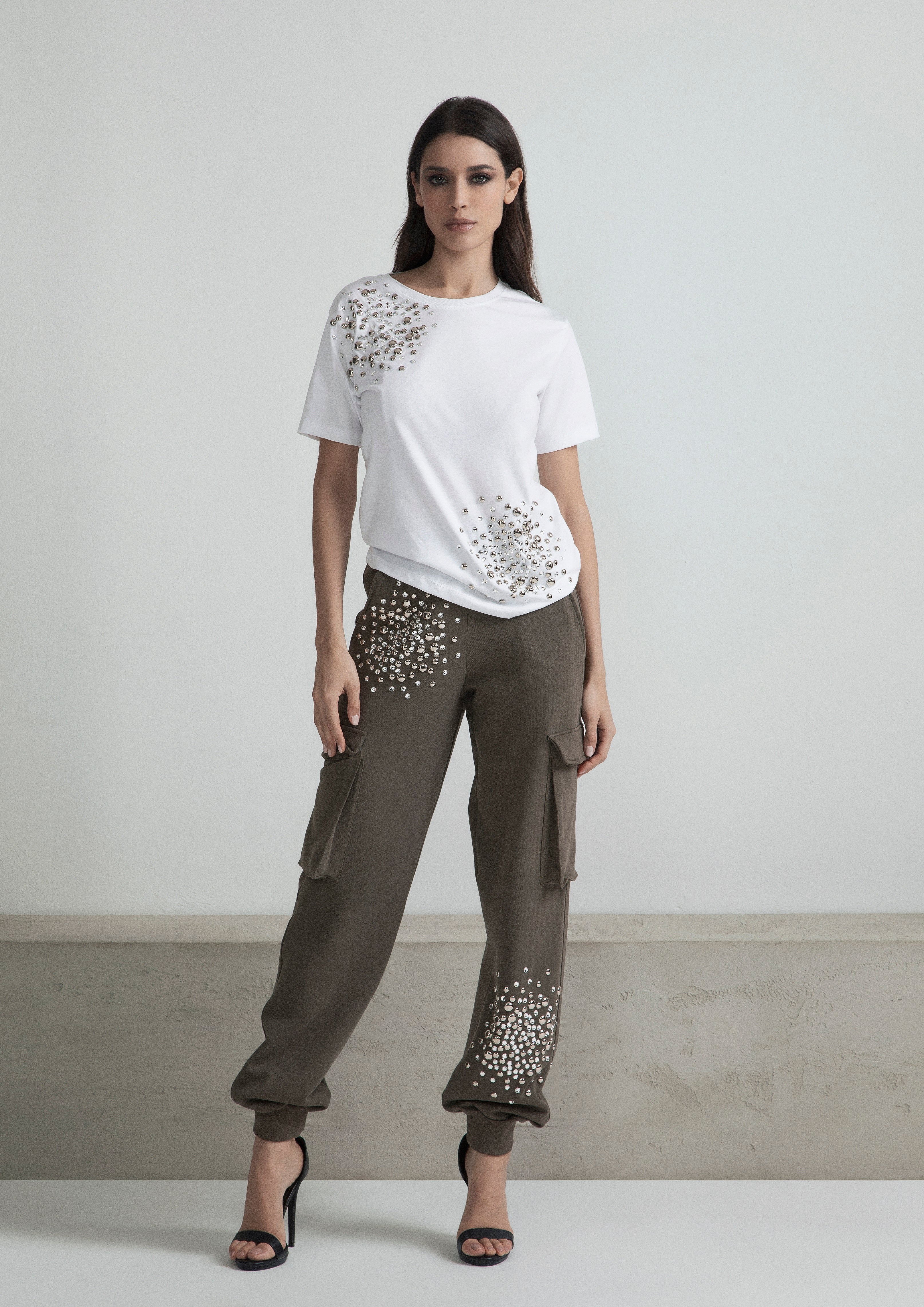 T‐SHIRT APPL. BIG BANG   STRASS BORCHIE