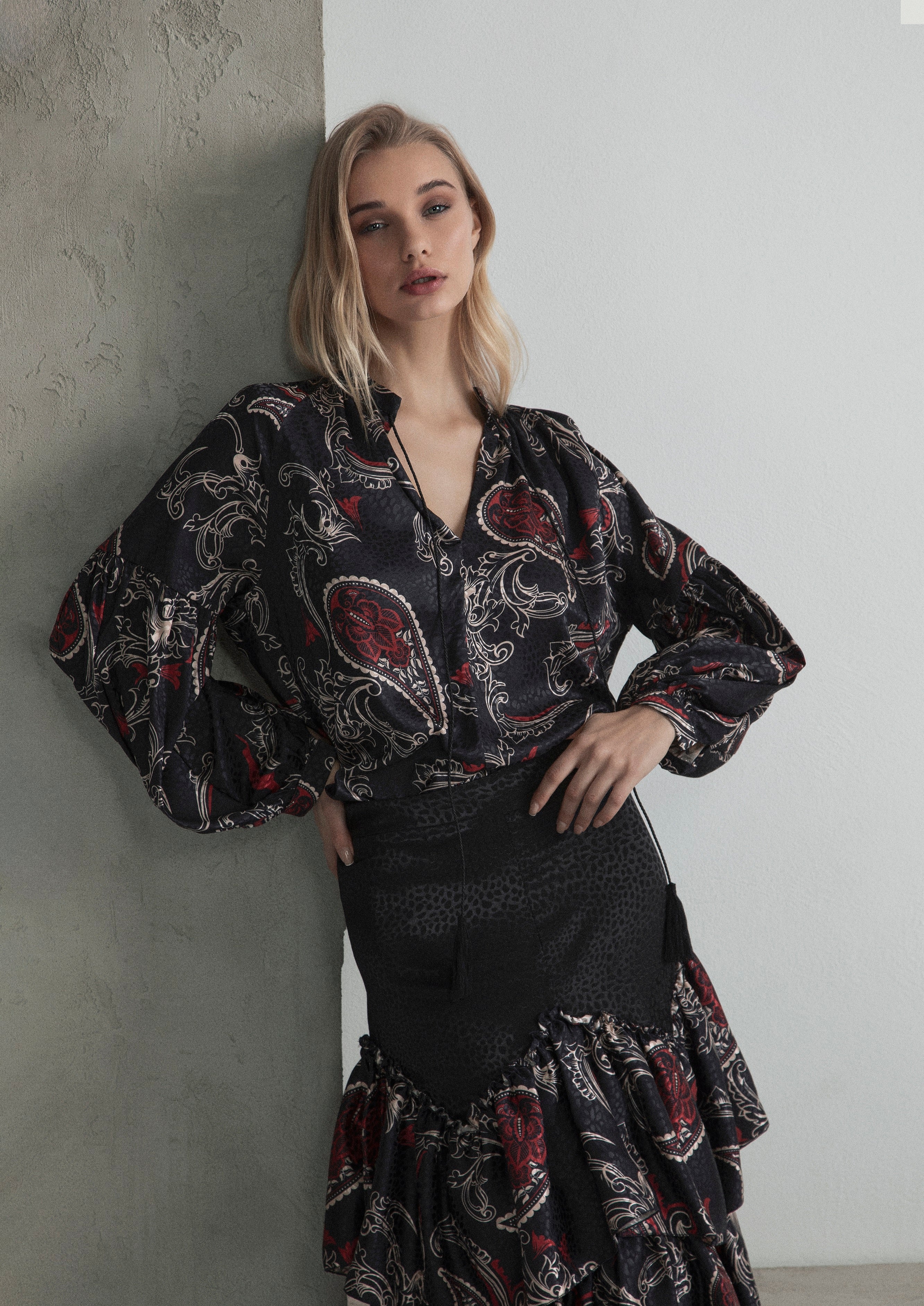 BLUSA MANICA RUOTA