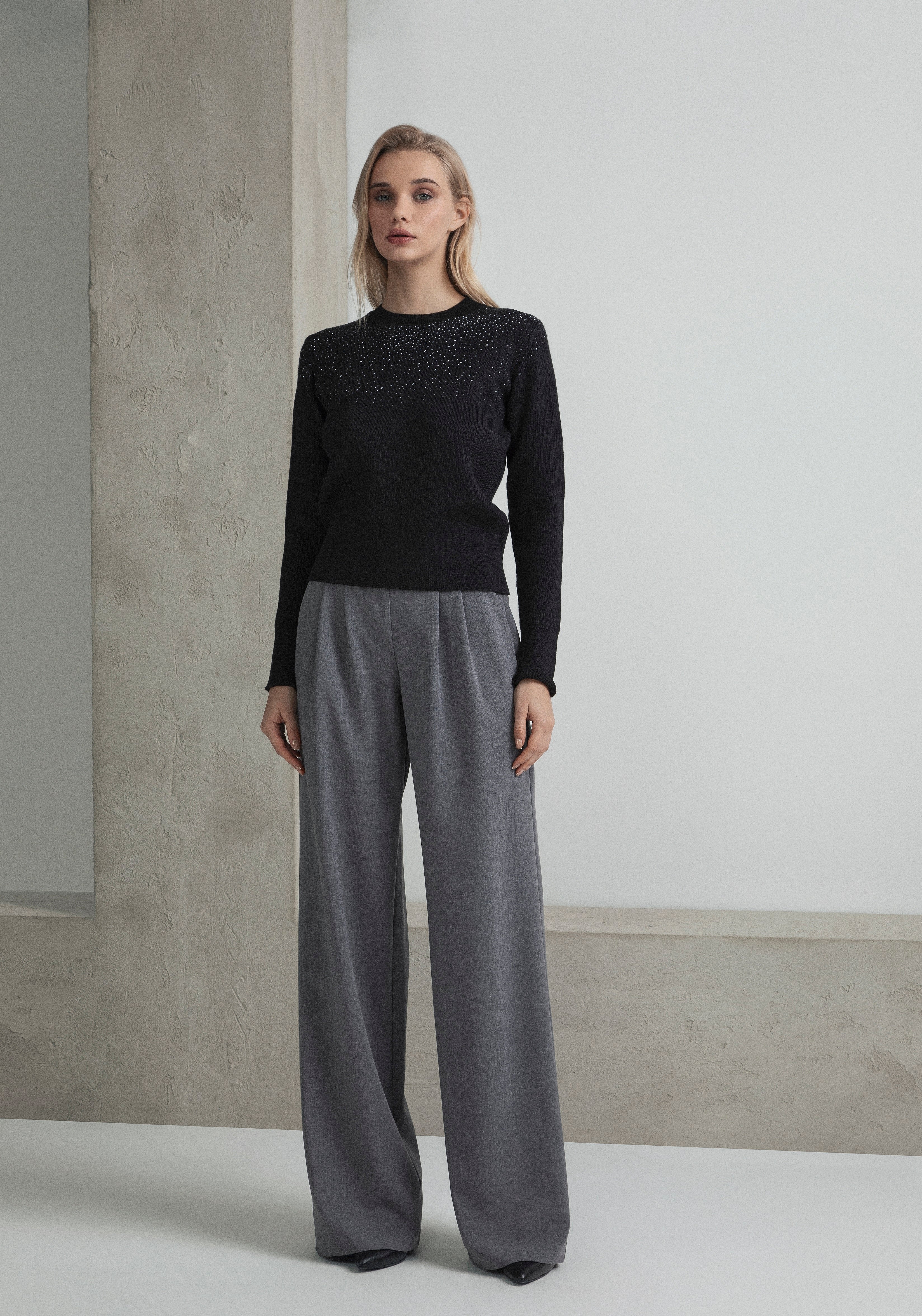 MAGLIA  PIOGGIA STRASS