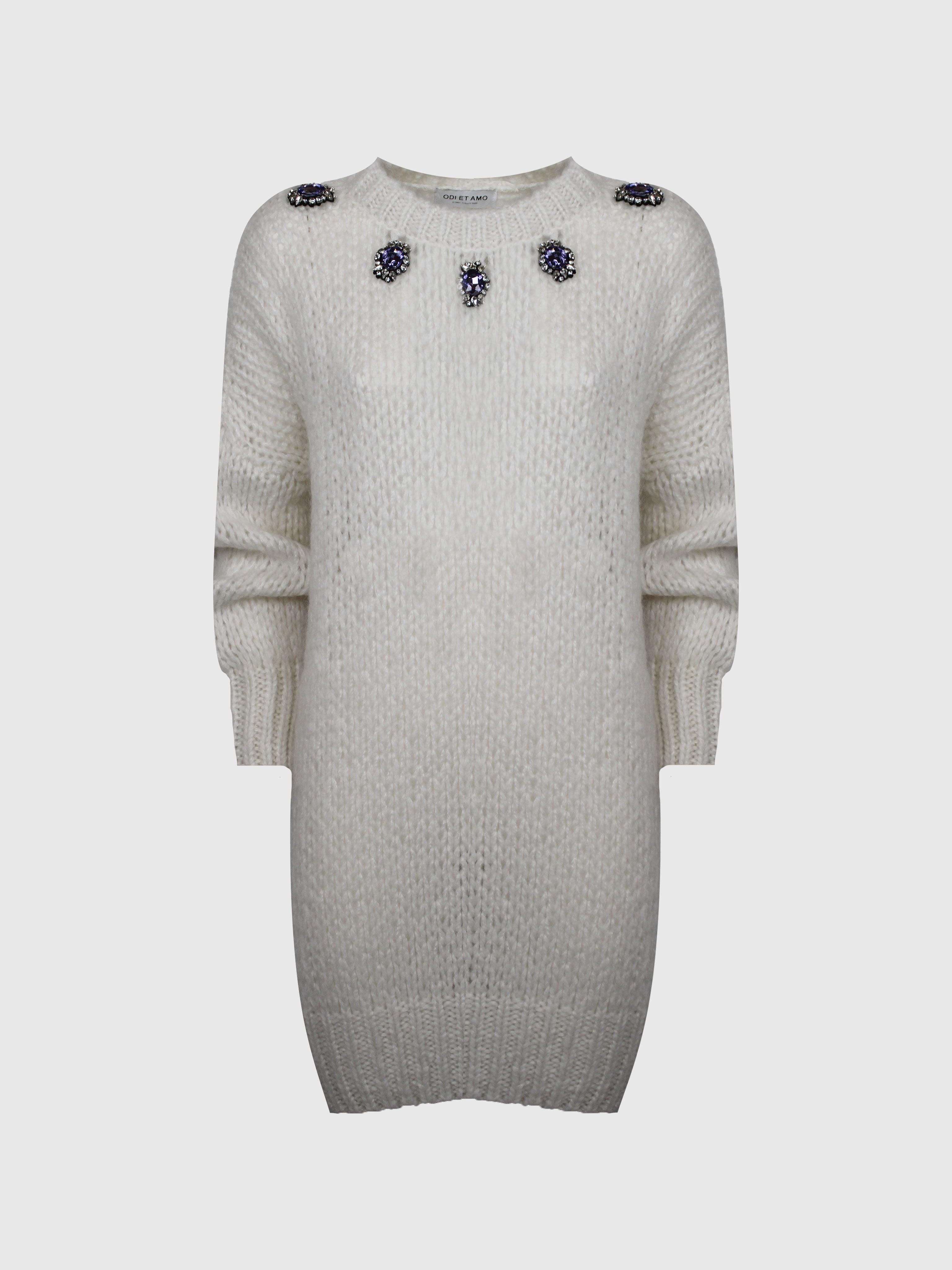 PULL OVER APPL.BOTTONI GIOIELLO