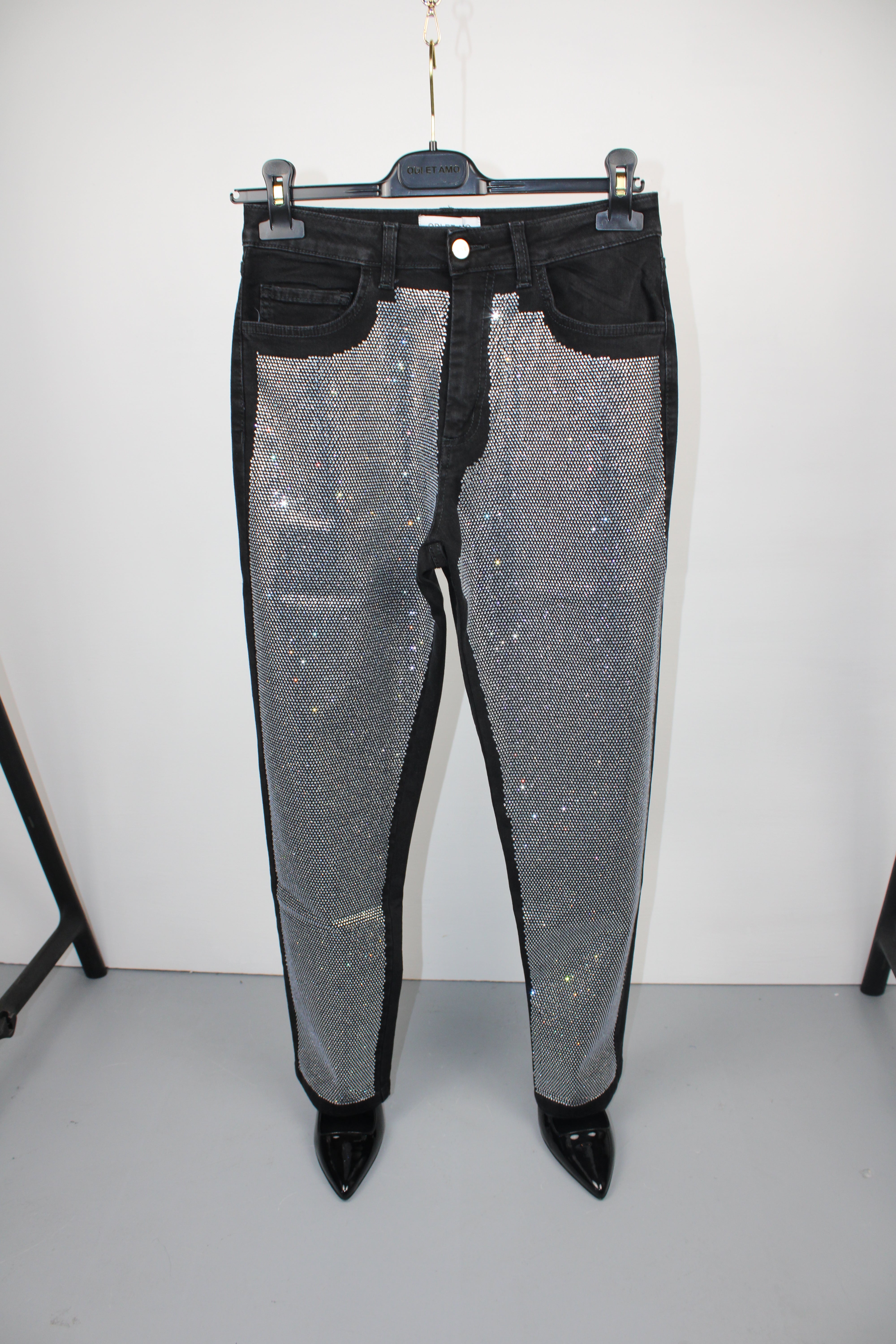 DENIM SKINNY FULL STRASS