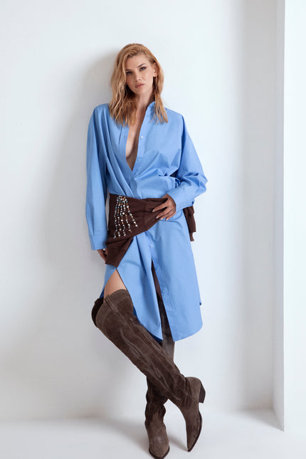 LONG CHEMISIER DRESS