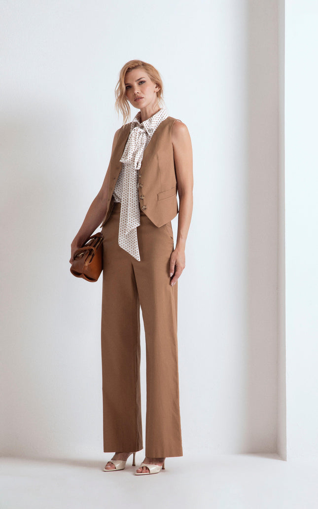 PANTALONE SARTORIALE SLIM CLAUDIA A VITA ALTA