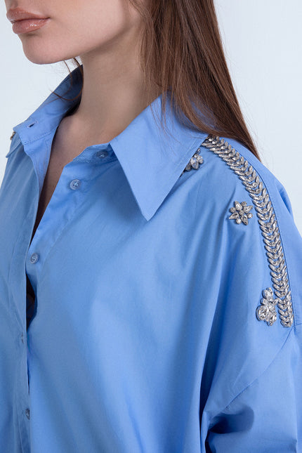 ABITO CAMICIA OVER APPL.GIOELLO