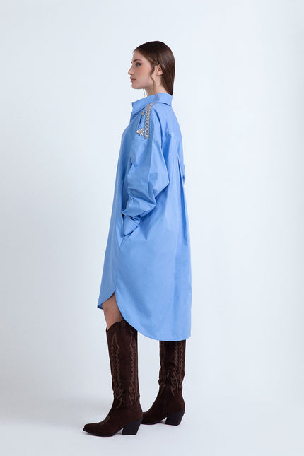 ABITO CAMICIA OVER APPL.GIOELLO