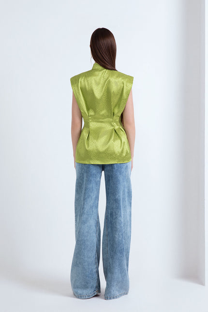 CAMICIA SFIANCATA CON SPALLINE