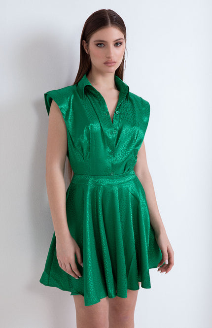 CAMICIA SFIANCATA CON SPALLINE