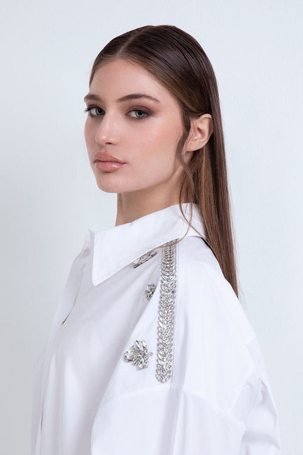 ABITO CAMICIA OVER APPL.GIOELLO