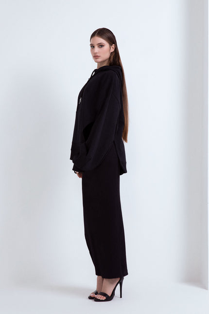 ASYMMETRIC COWBOY SWEATSHIRT