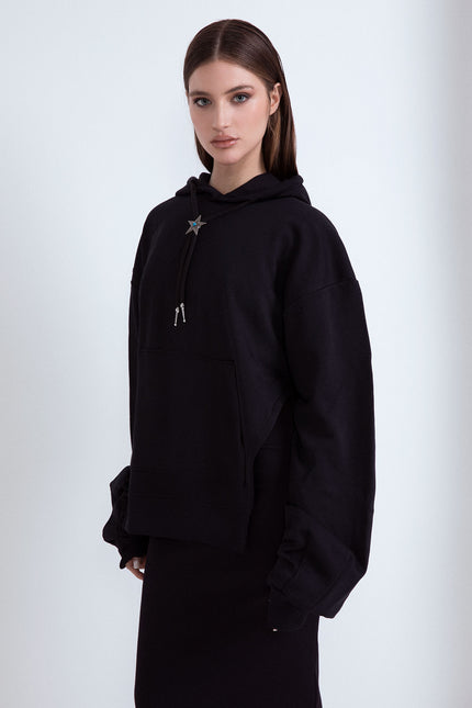 ASYMMETRIC COWBOY SWEATSHIRT