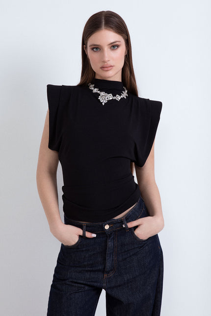 TOP GIOIELLO CON SPALLINE