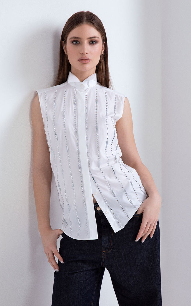CAMICIA SMANICATA GIOIELLO