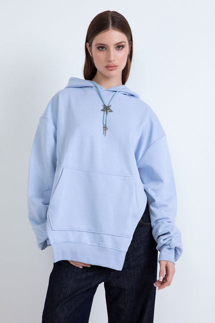 ASYMMETRIC COWBOY SWEATSHIRT
