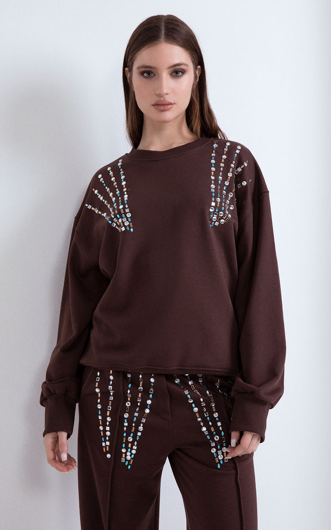 FELPA OVERSIZE APPL. CIELO