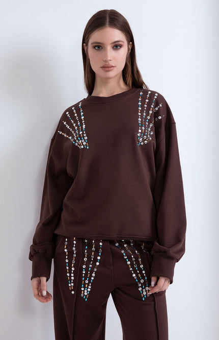 FELPA OVERSIZE APPL. CIELO