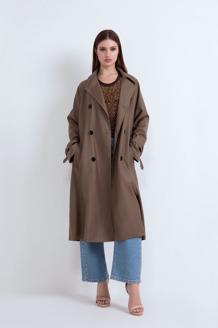 TRENCH OVERSIZE BORCHIE