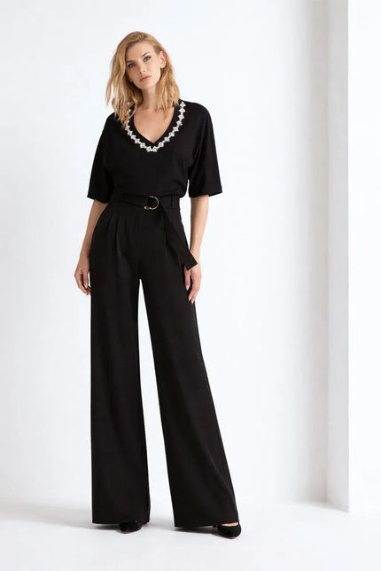 Donna Pantacorsetto Wide Leg