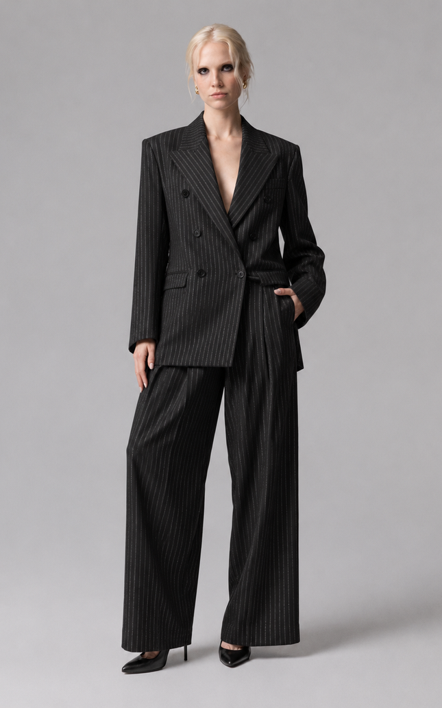 PANTALONE CLAUDIA LUREX GESSATO