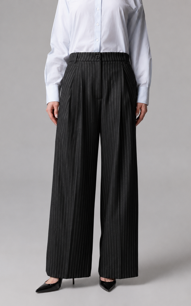 PANTALONE CLAUDIA LUREX GESSATO