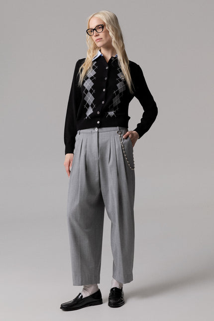 PANTALONE CARROT CON CATENA LATERALE
