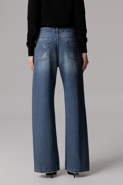 Banda gioiello style DENIM CLARISSA STRAIGHT BANDA LATERALE for women
