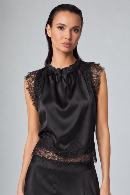 COORDINATO TOP E GONNA IN PIZZO