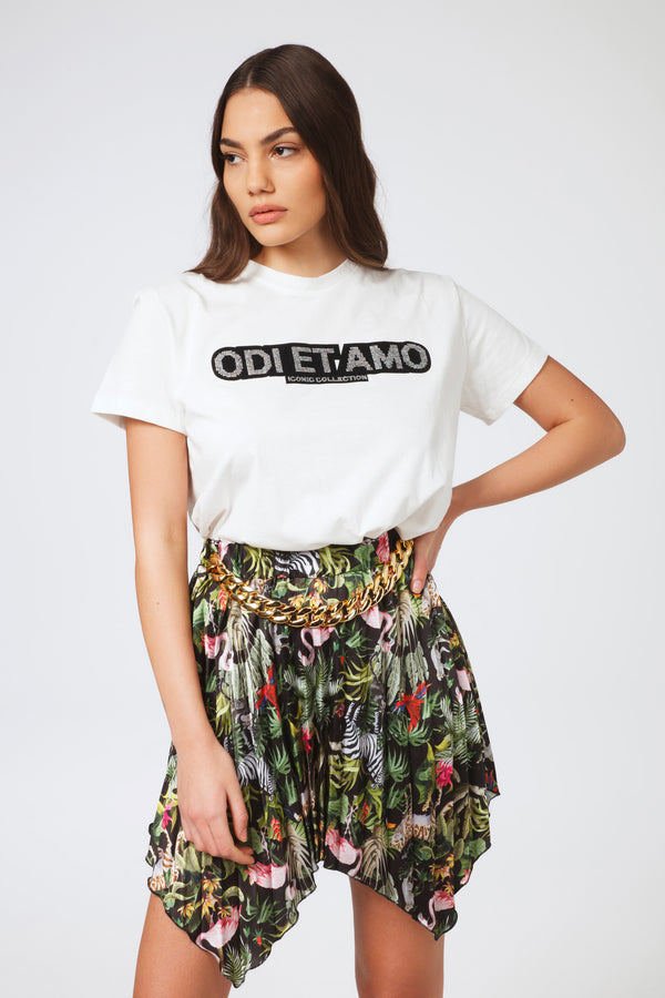 T-shirt applicazione strass