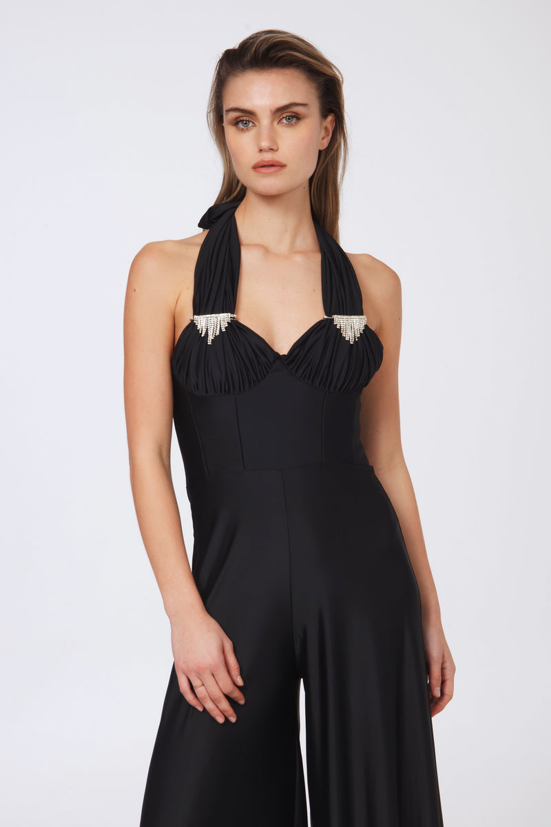 Tuta lycra spilla gioiello