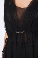 Abito body fiocchi organza