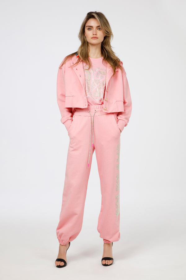 Pantalone applicazioni strass