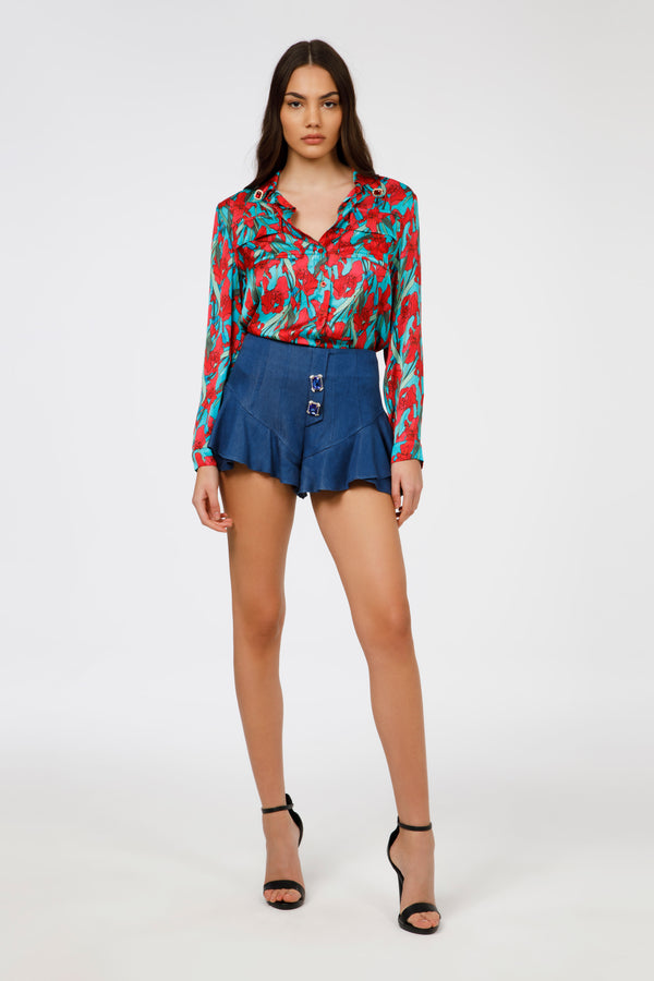 Camicia bottoni gioiello