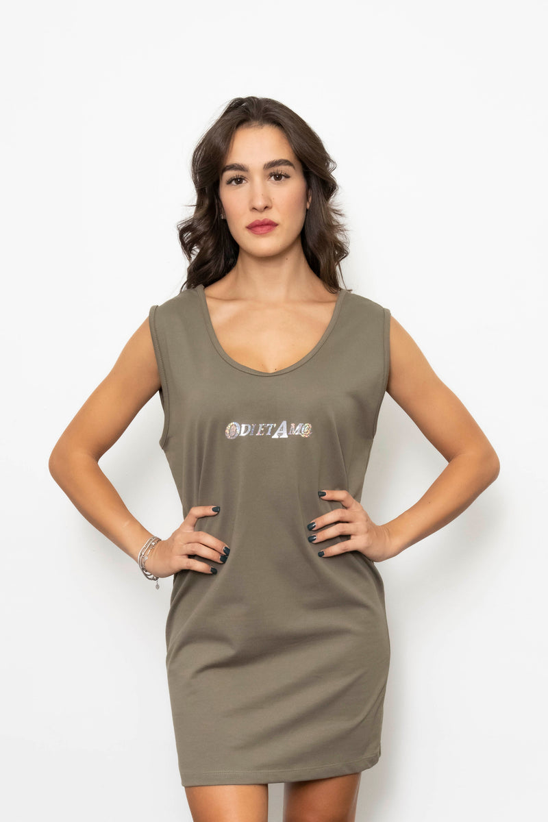 Abito canotta best sale